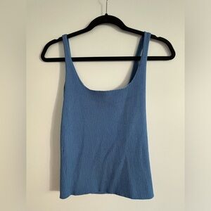 Sandro Paris blue tank top